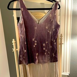 Grey long silkish dress 6p gorgeous